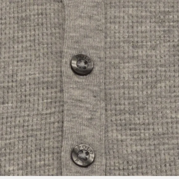 NWT Ralph Lauren Polo 3 Waffle Weave Henley - Picture 6 of 8